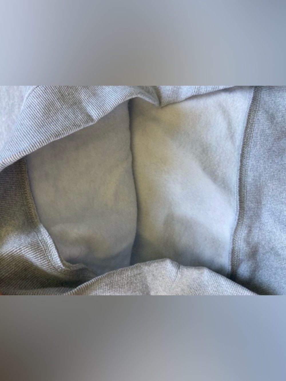 Women's Light Gray Mock Neck Sweatshirt Fleece Lined Soft Cozy Size Medium - Picture 4 of 4
